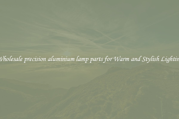 Wholesale precision aluminium lamp parts for Warm and Stylish Lighting