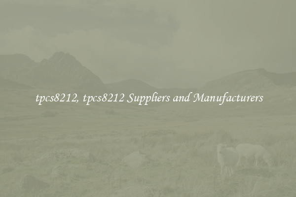 tpcs8212, tpcs8212 Suppliers and Manufacturers