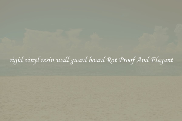 rigid vinyl resin wall guard board Rot Proof And Elegant