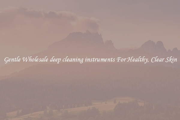 Gentle Wholesale deep cleaning instruments For Healthy, Clear Skin