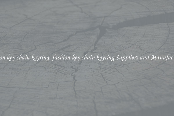 fashion key chain keyring, fashion key chain keyring Suppliers and Manufacturers
