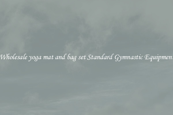 Wholesale yoga mat and bag set Standard Gymnastic Equipment