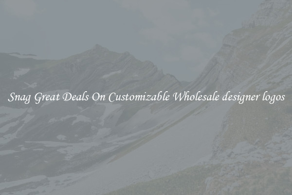 Snag Great Deals On Customizable Wholesale designer logos