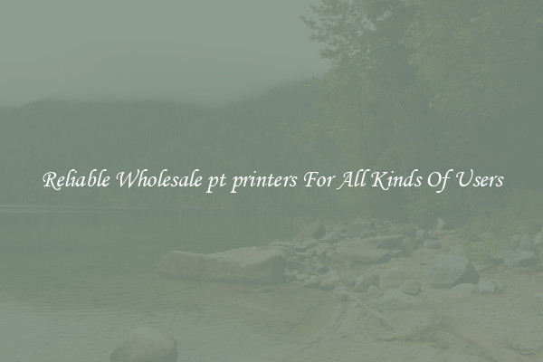 Reliable Wholesale pt printers For All Kinds Of Users
